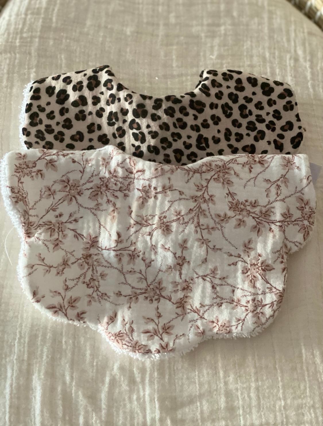 Bavoir bébé en gaze de coton