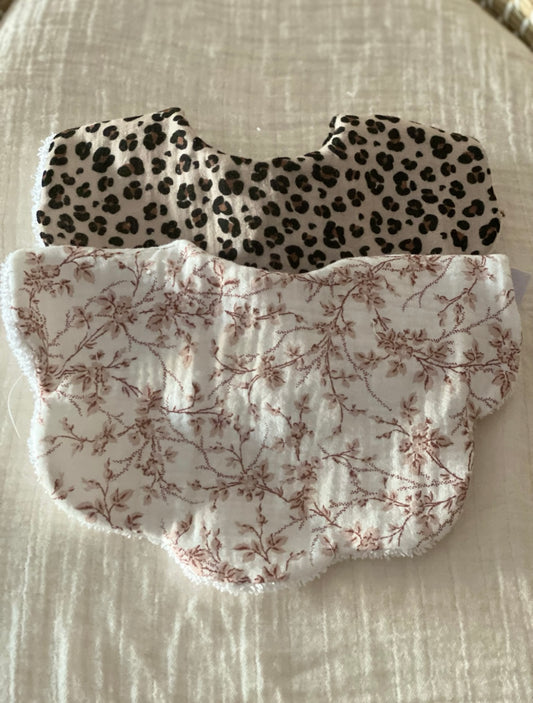 Bavoir bébé en gaze de coton